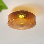 Amber Razia Glass Ceiling Light — product view 2