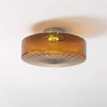 Amber Razia Glass Ceiling Light — product view 3