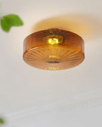 Amber Razia Glass Ceiling Light — product view 16