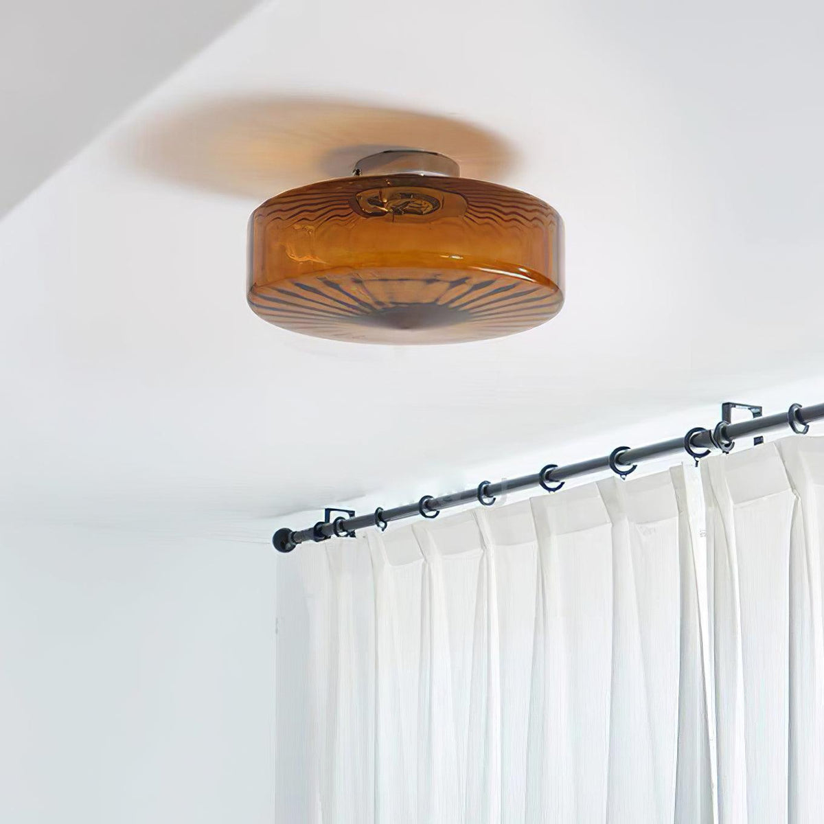 Amber Razia Glass Ceiling Light — product view 18
