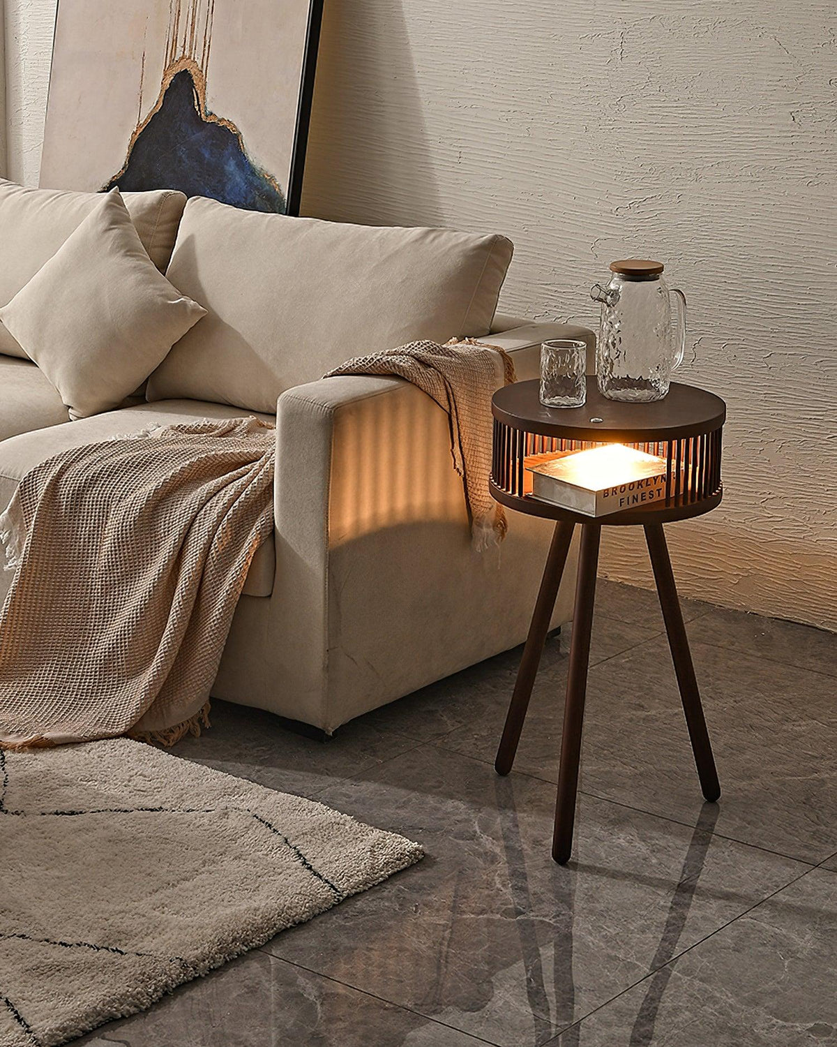 Dacula Storage Side Table Lamp — product view 3