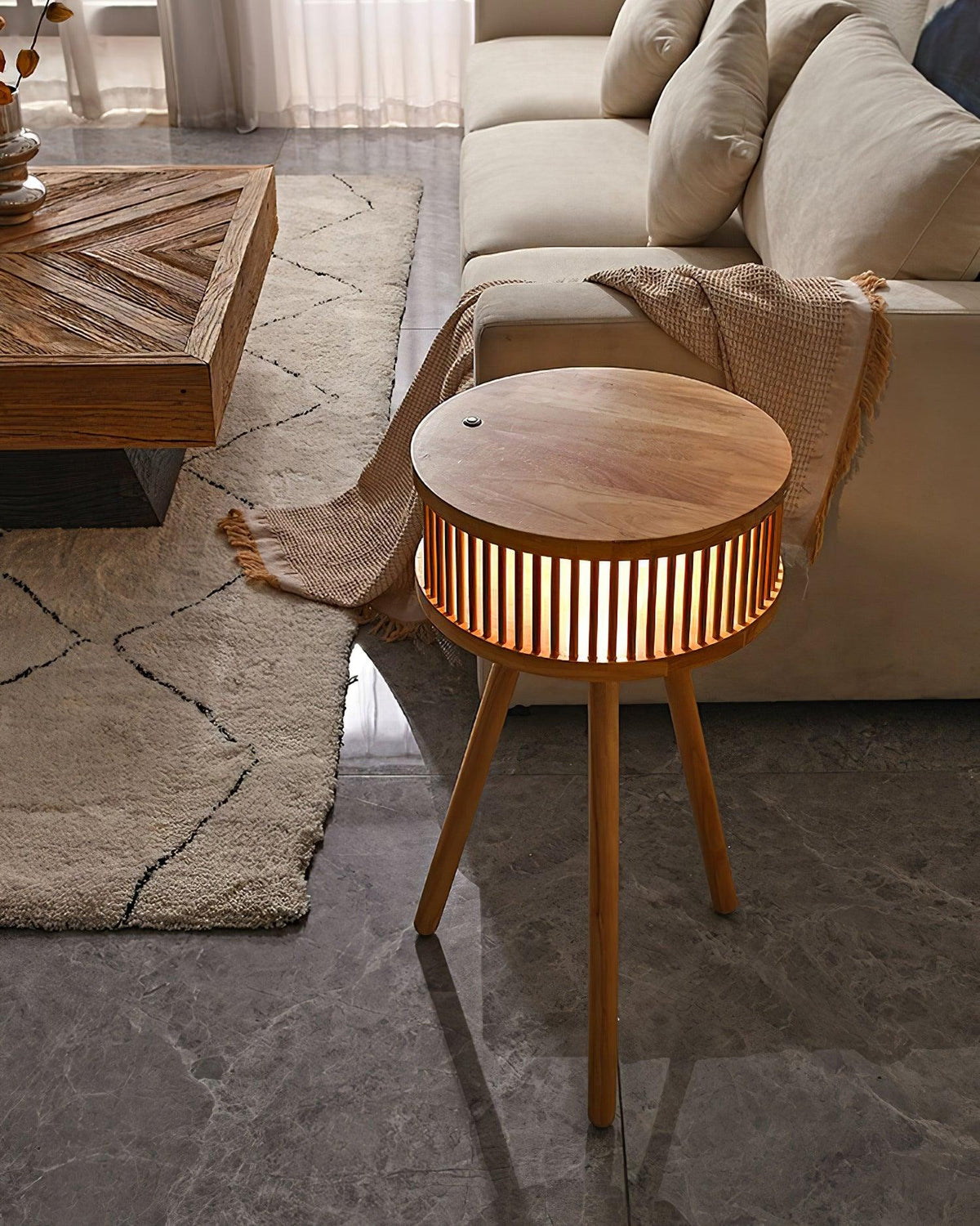 Dacula Storage Side Table Lamp — product view 4