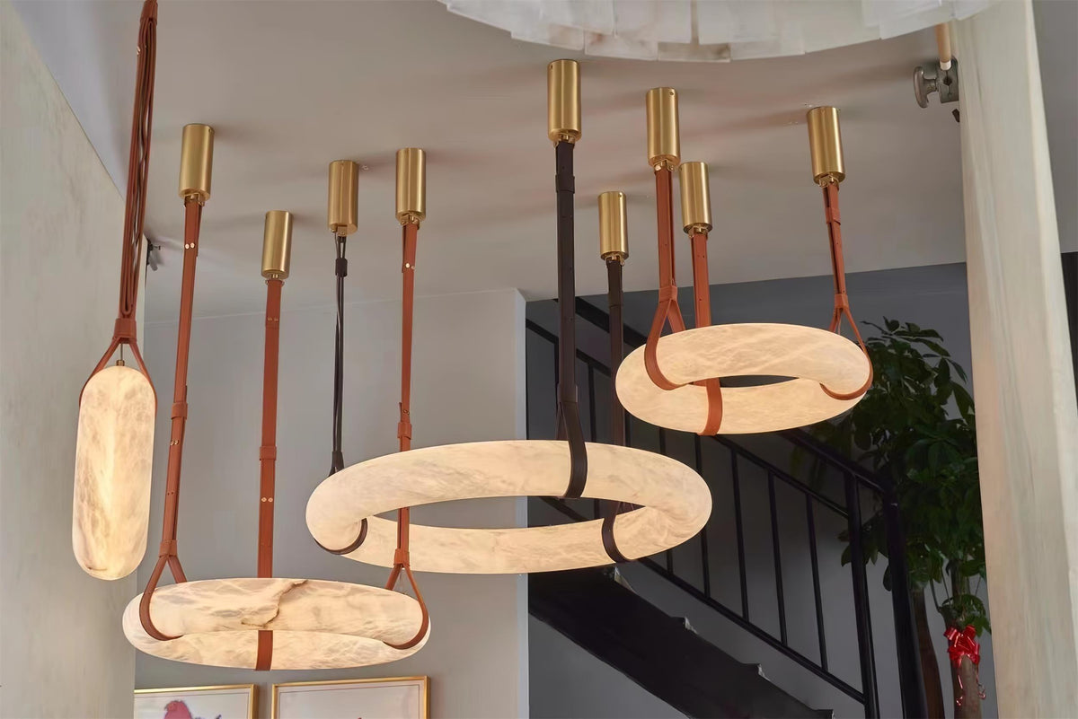 Oslo Alabaster Pendant Light A Style — product view 18