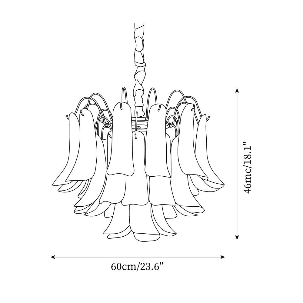 Fiorita Murano Glass Chandelier — product view 6