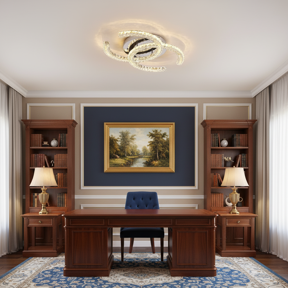 Crystal Ceiling Light — product view 2