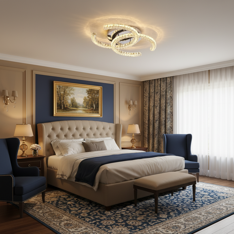 Crystal Ceiling Light — product view 4