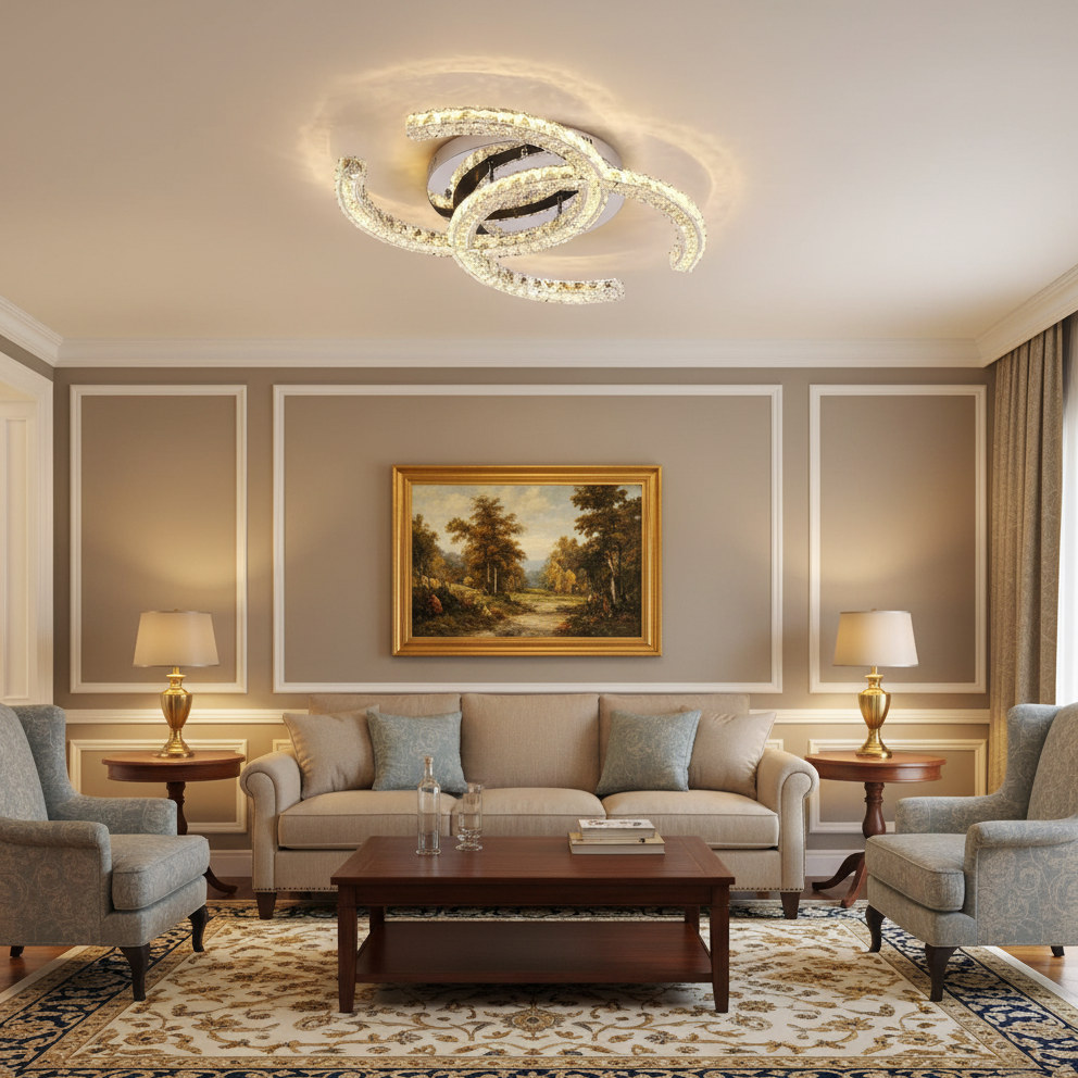 Crystal Ceiling Light — product view 8