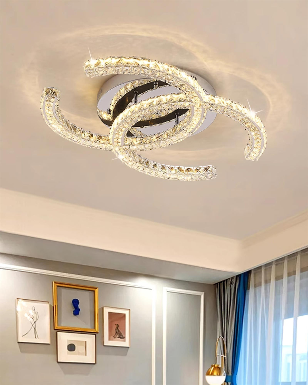 Crystal Ceiling Light — product view 14