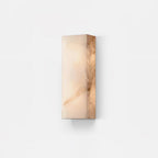 Rectangular Alabaster Wall Sconce — product view 1