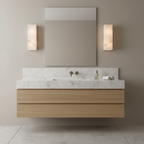 Rectangular Alabaster Wall Sconce — product view 14