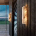 Rectangular Alabaster Wall Sconce — product view 20
