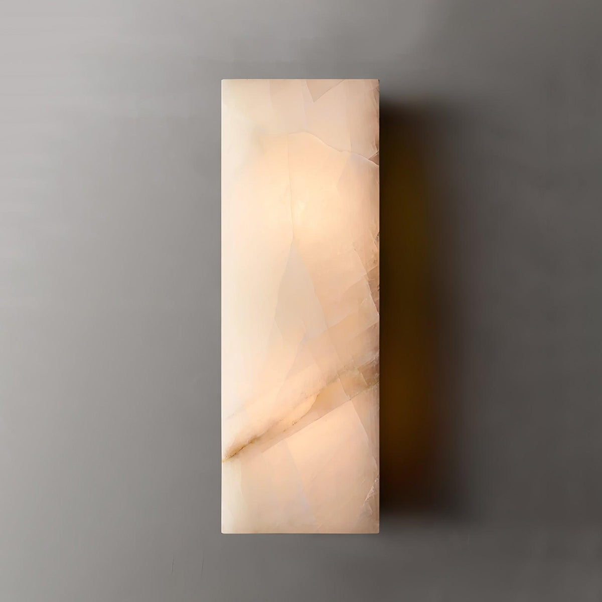 Rectangular Alabaster Wall Sconce — product view 27