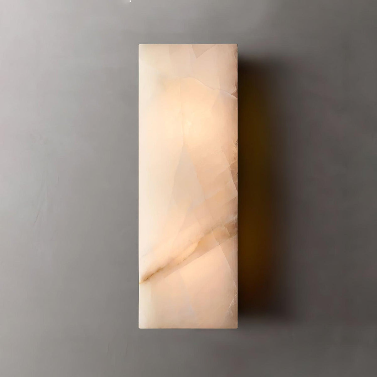 Rectangular Alabaster Wall Sconce — product view 30