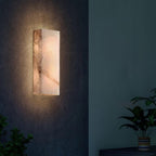 Rectangular Alabaster Wall Sconce — product view 36