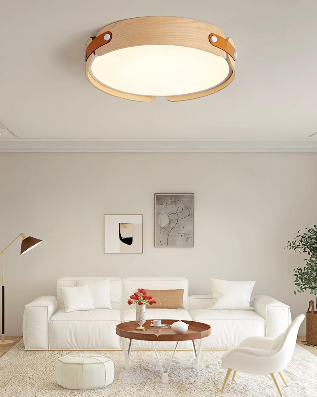 Aiwen Wood Ceiling Light — product view 15