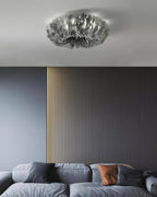 Rora Feather Metal Ceiling Light — product view 3