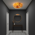 Rora Feather Metal Ceiling Light — product view 12