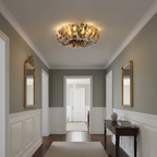 Rora Feather Metal Ceiling Light — product view 13