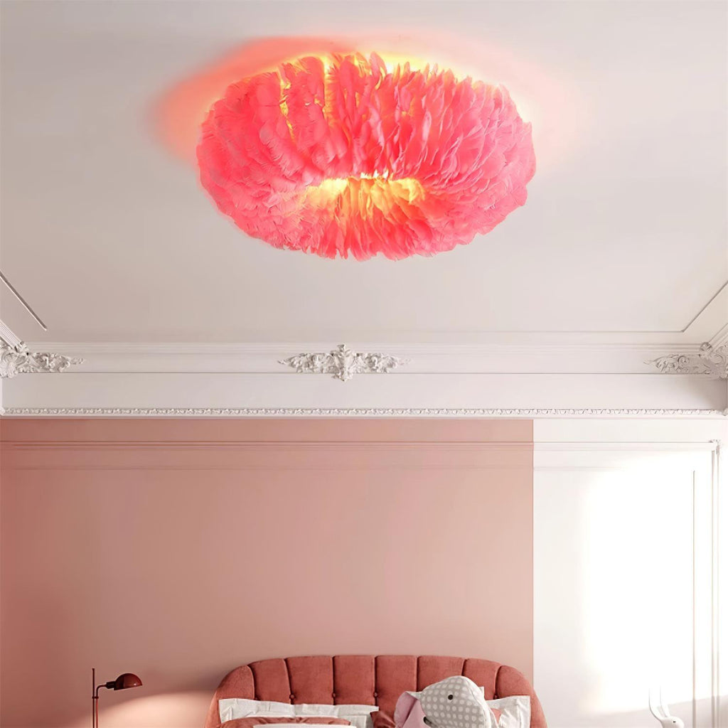 Rora Feather Metal Ceiling Light — product view 24