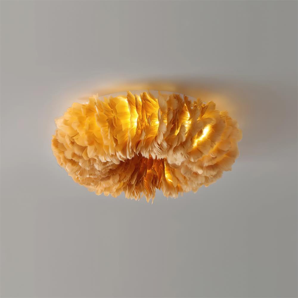 Rora Feather Metal Ceiling Light — product view 28