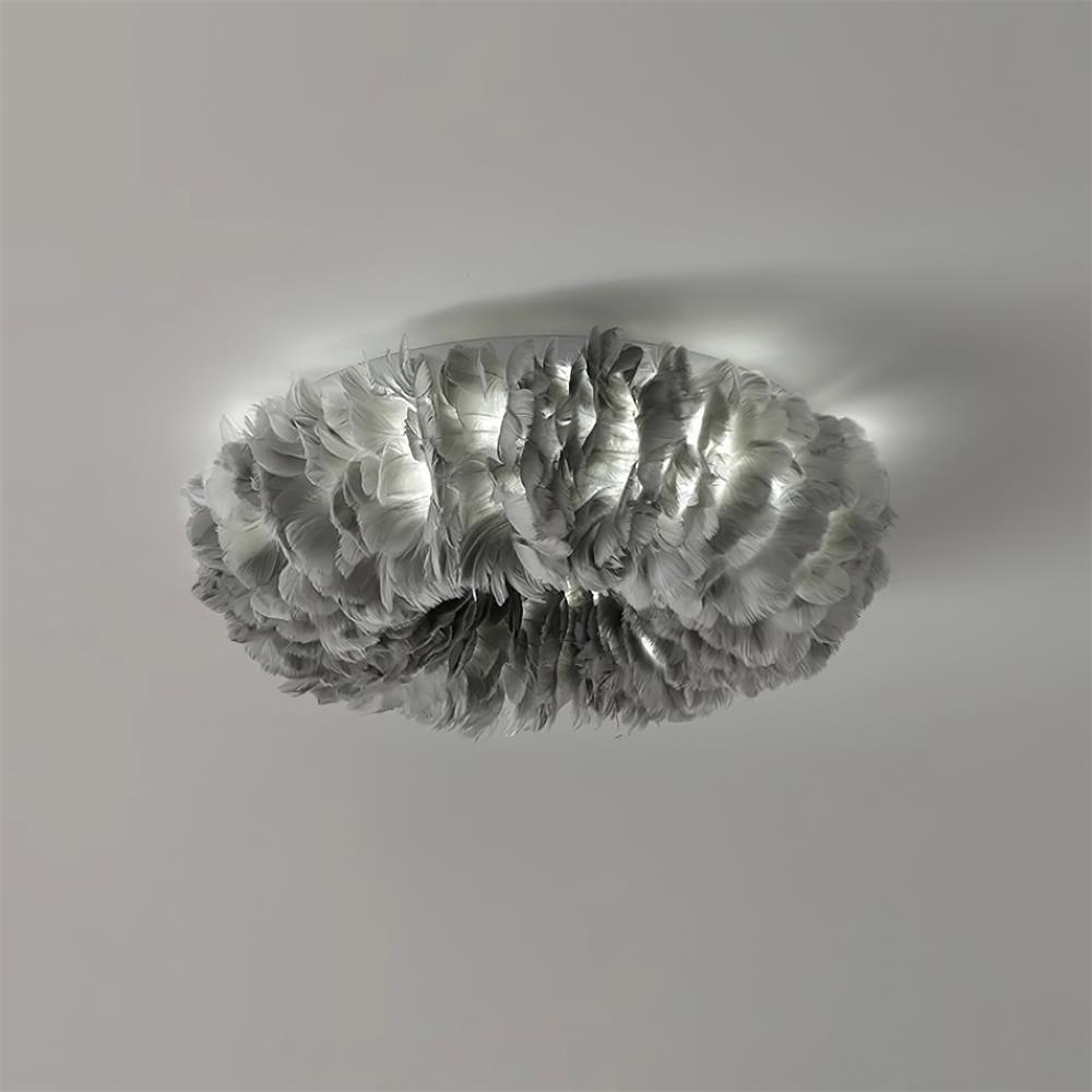 Rora Feather Metal Ceiling Light — product view 30