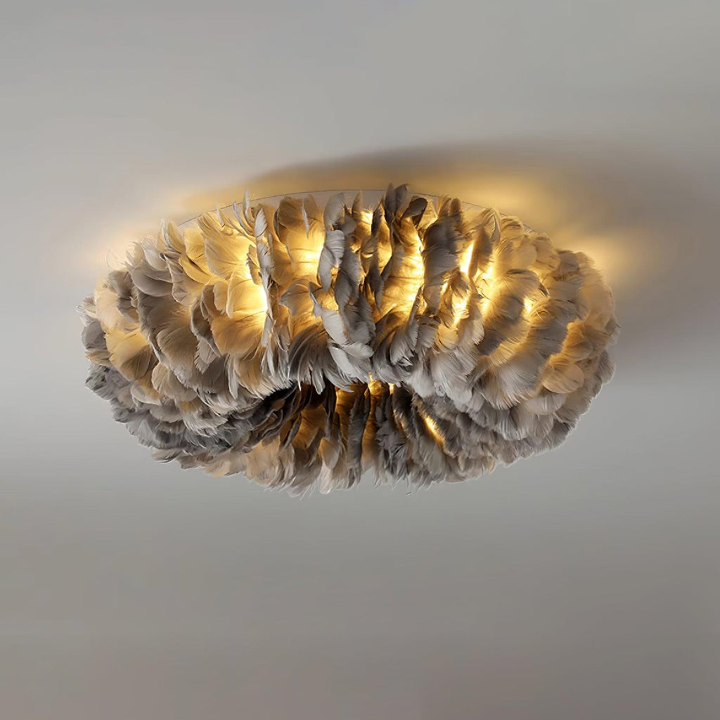 Rora Feather Metal Ceiling Light — product view 32