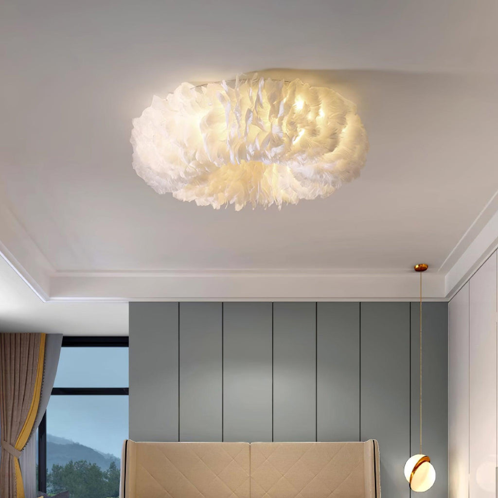 Rora Feather Metal Ceiling Light — product view 33