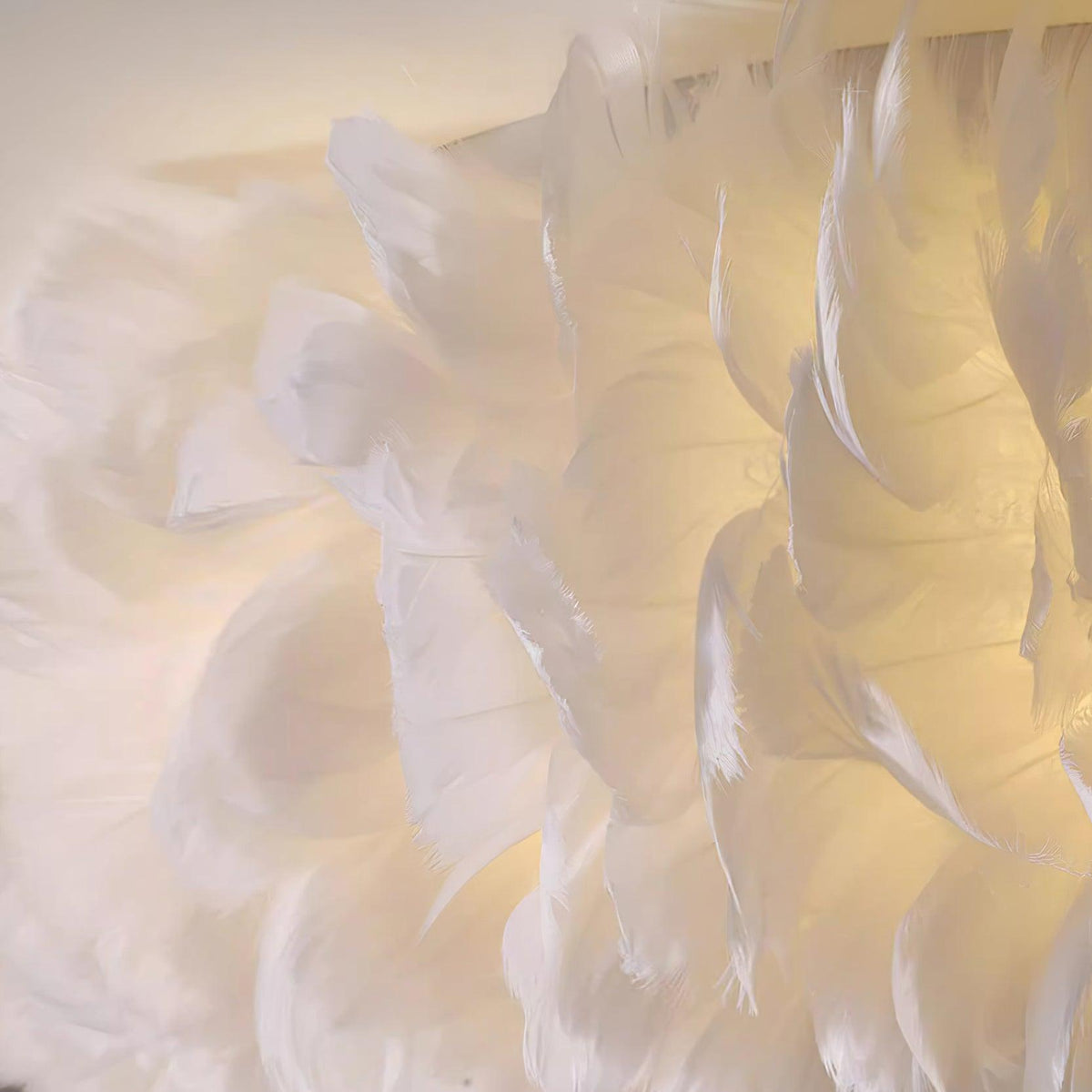 Rora Feather Metal Ceiling Light — product view 34