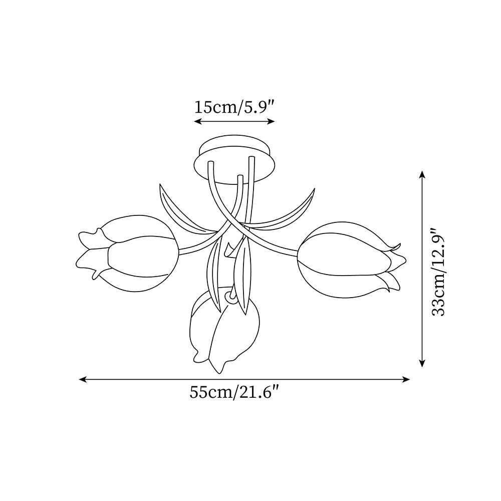 Ricko Metal Ceiling Light — product view 5