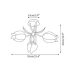 Ricko Metal Ceiling Light — product view 5
