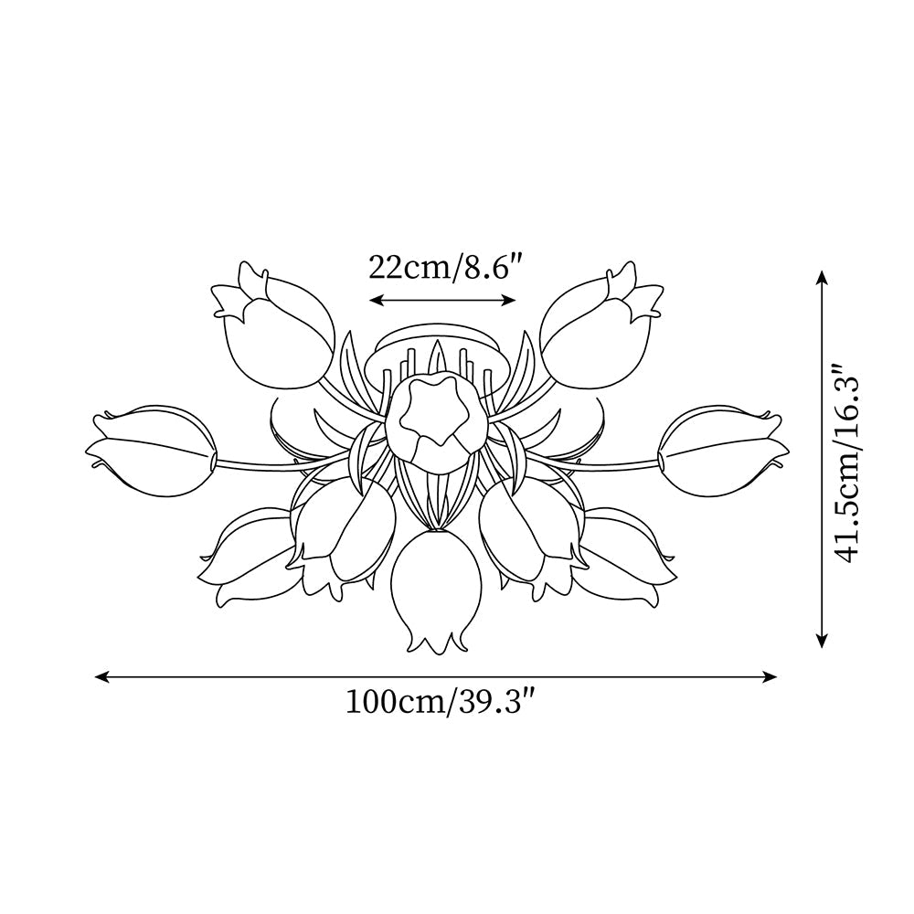 Ricko Metal Ceiling Light — product view 7
