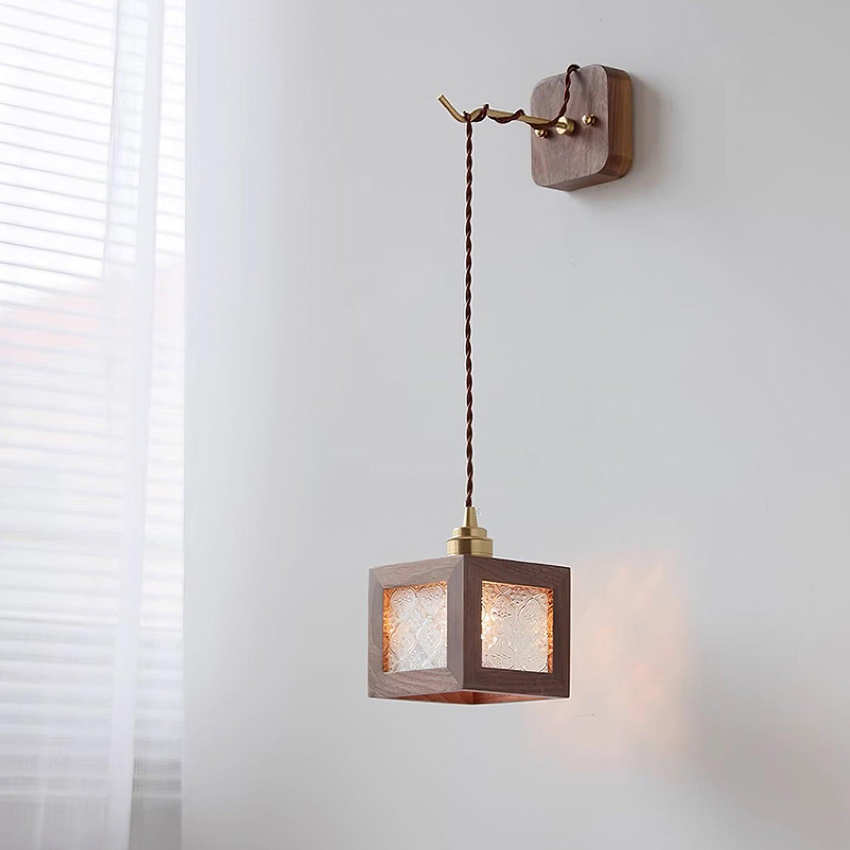 Matilda Wood Wall Lamp — product view 2