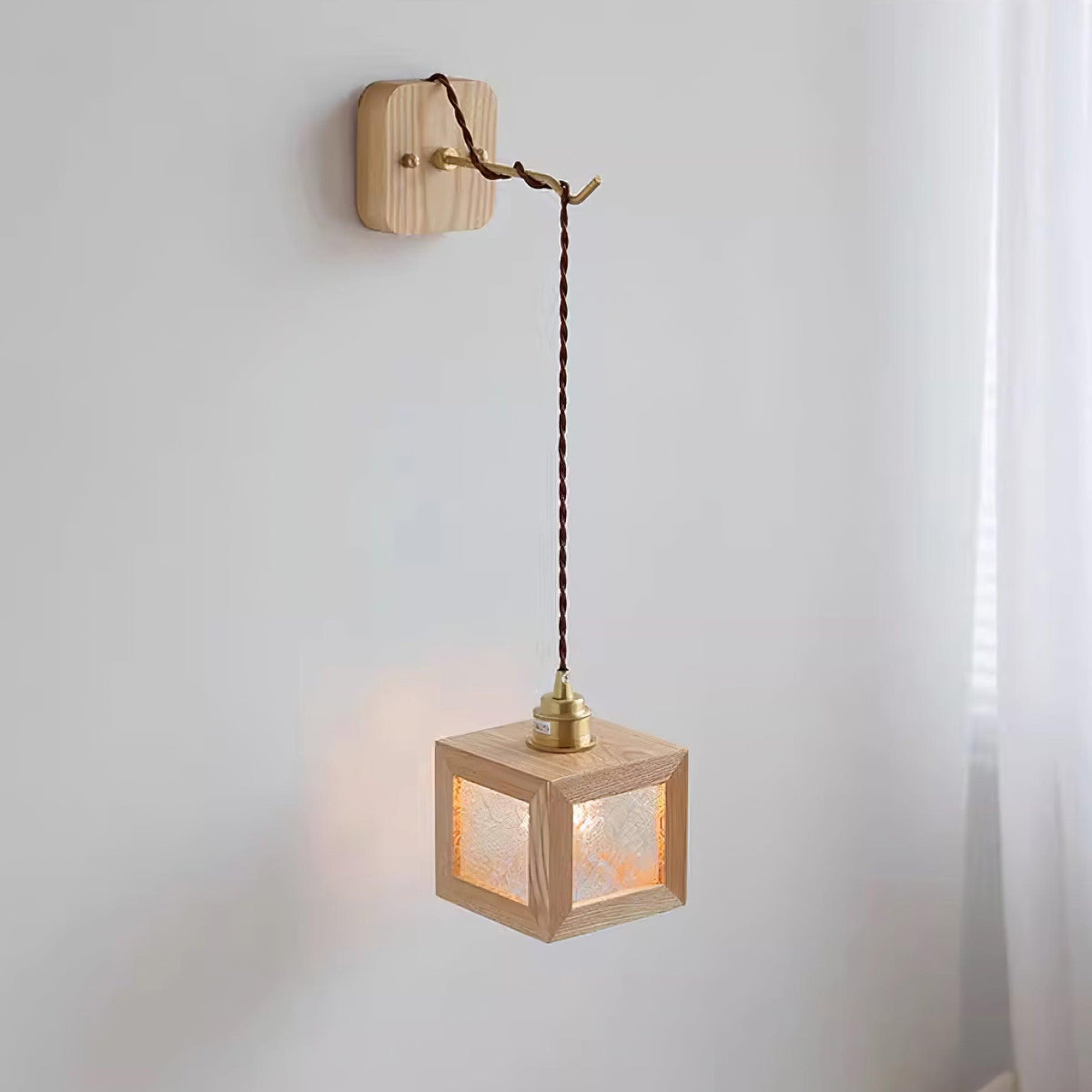 Matilda Wood Wall Lamp — product view 12