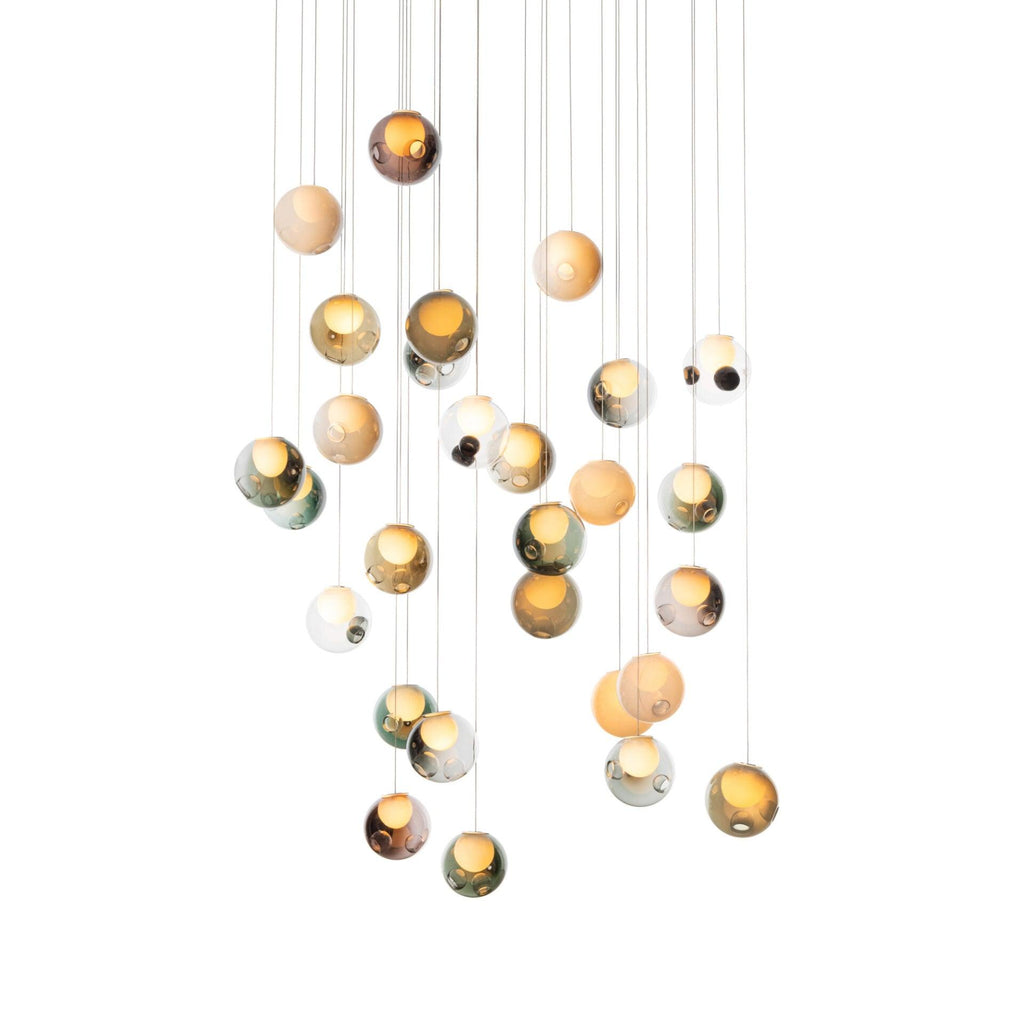Globe Cluster Glass Chandelier — product view 8