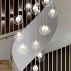 Globe Cluster Glass Chandelier — product view 9
