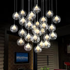 Globe Cluster Glass Chandelier — product view 10