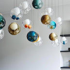 Globe Cluster Glass Chandelier — product view 11