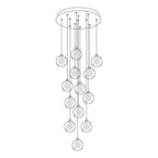 Globe Cluster Glass Chandelier — product view 18
