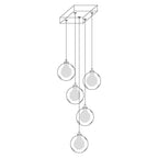 Globe Cluster Glass Chandelier — product view 21