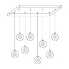 Globe Cluster Glass Chandelier — product view 22
