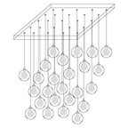 Globe Cluster Glass Chandelier — product view 25