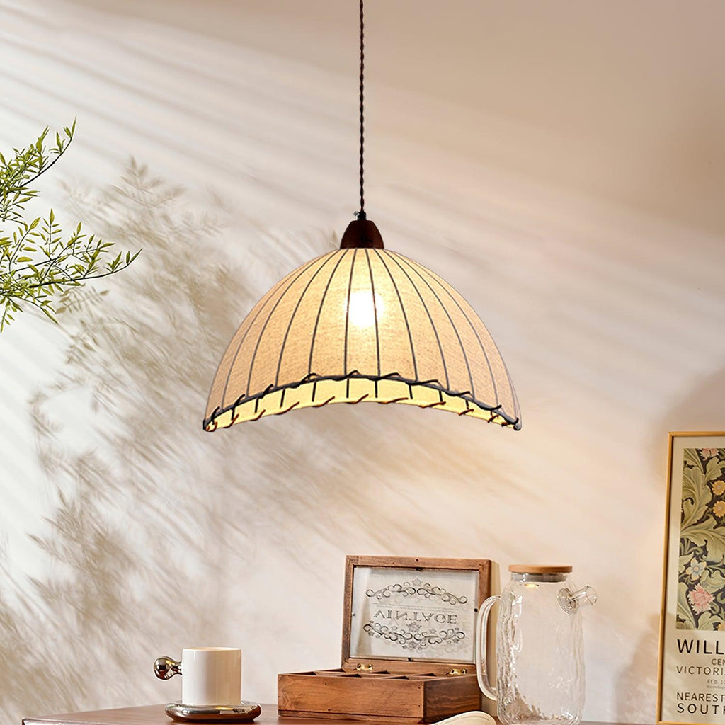 Sanna Wood Pendant Lamp — product view 2