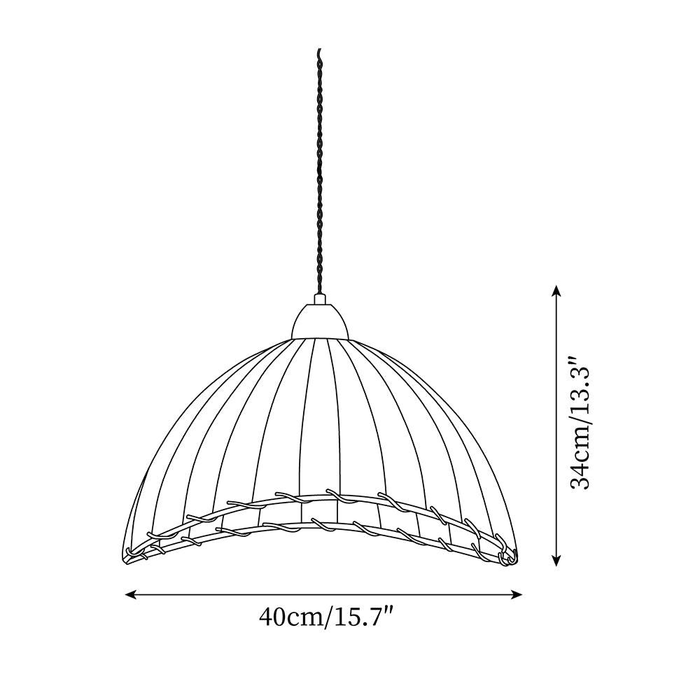 Sanna Wood Pendant Lamp — product view 5
