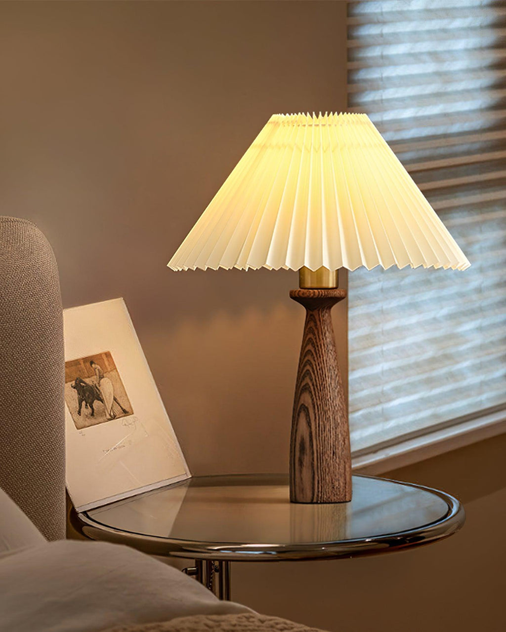 Nora Wood Table Light — product view 3