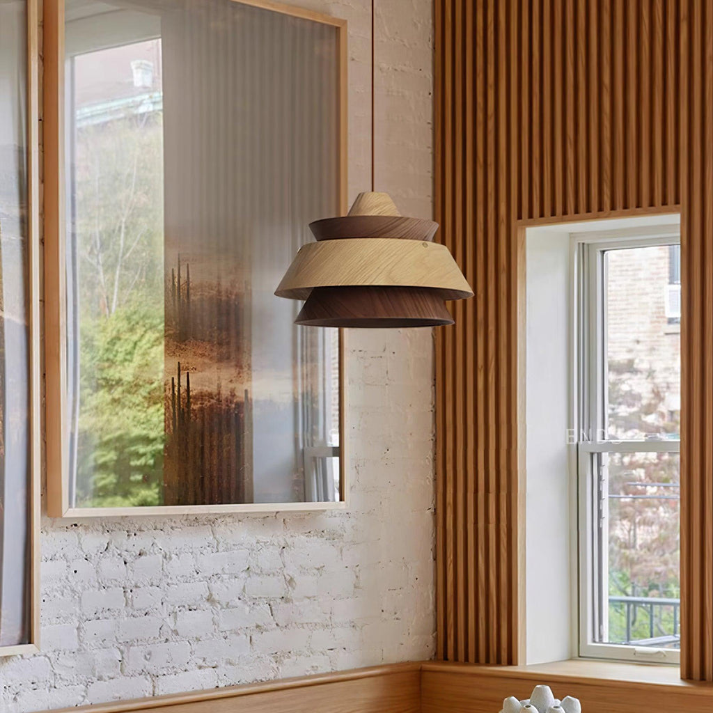 Wood Karwe Pendant Light — product view 2