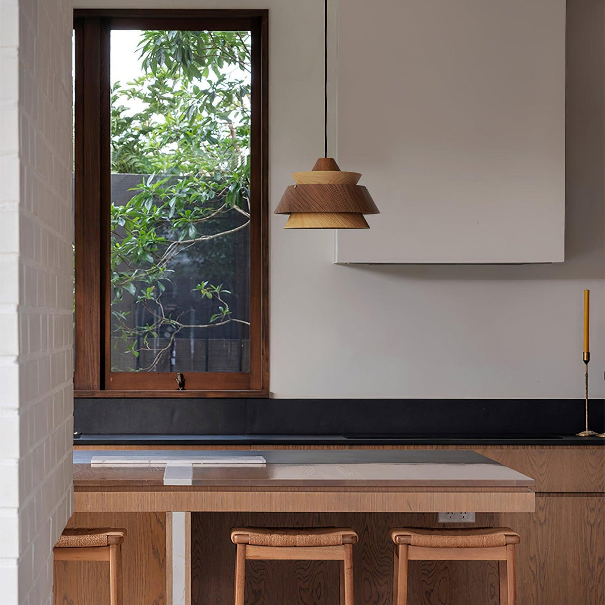 Wood Karwe Pendant Light — product view 4