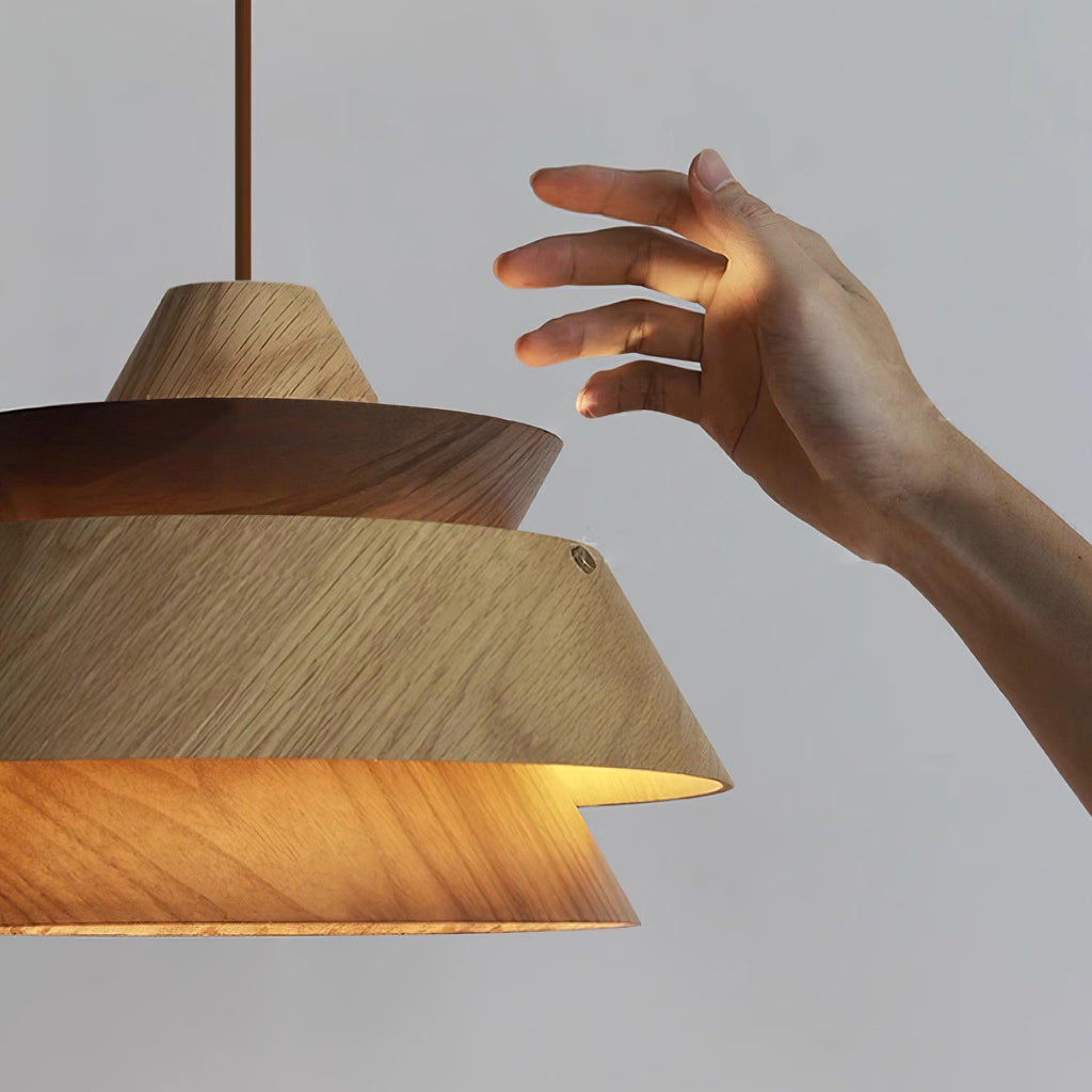 Wood Karwe Pendant Light — product view 12