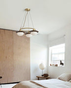 Gama Round Glass Chandelier — product view 4