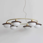 Gama Round Glass Chandelier — product view 8