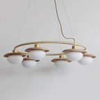 Gama Round Glass Chandelier — product view 9